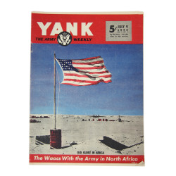 Magazine YANK, 9 juillet 1943, "Old Glory in Africa"