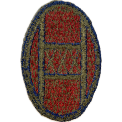 Insigne, 30th Infantry Division, dos vert, 1943