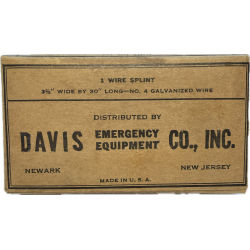 Attelle métalique, Davis Emergency Equipment Co., Inc.