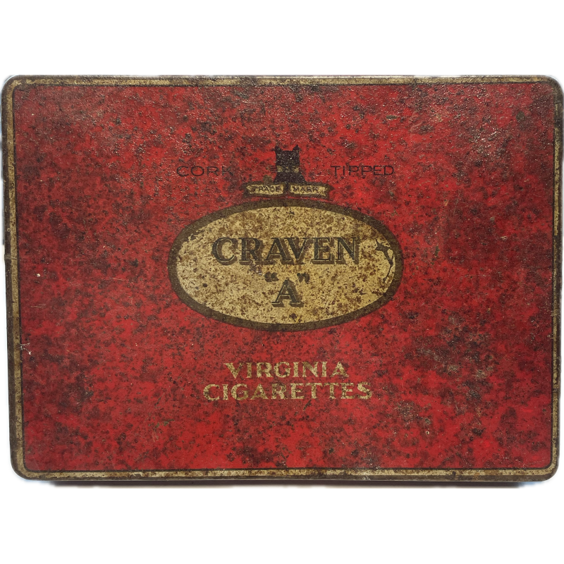 Box, Empty, British Cigarettes, CRAVEN A, Normandy