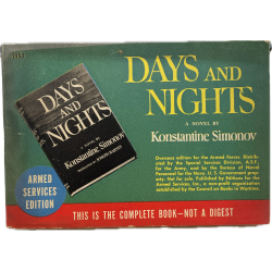 Novel, US Army, DAYS AND NIGHTS