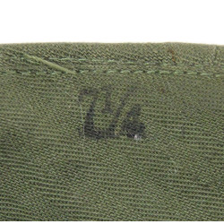 Casquette HBT (Herringbone Twill), OD 7, taille 58, 1944