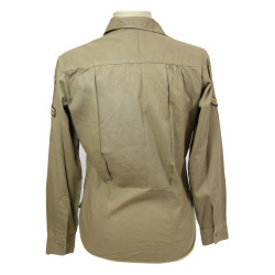 Shirt, Cotton, Khaki, WAC