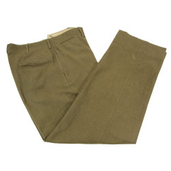 Trousers, Wool, Serge, OD, Special, 33 x 33