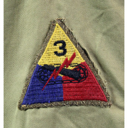 Blouson tankiste, US Army, 3rd Armored Division