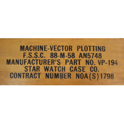 Machine-Vector plotting, AN-5748, USAAF