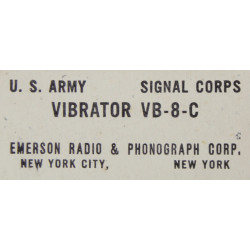 Kit, vibrator, Radio Receiver BC-728-C, 1943