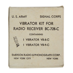 Kit, Vibreurs, pour radio BC-728-C, 1943