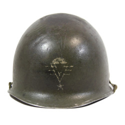 Casque M1, pattes fixes, 1er Régiment de chasseurs parachutistes