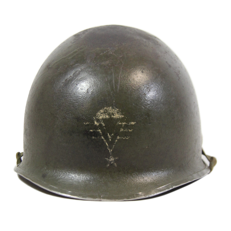 Casque M1, pattes fixes, 1er Régiment de chasseurs parachutistes