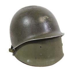 Casque M1, pattes fixes, 1er Régiment de chasseurs parachutistes