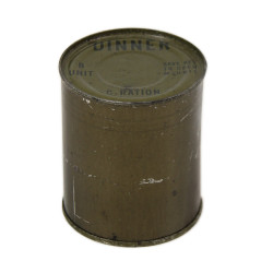 Ration C, US Army, DINNER, B Unit