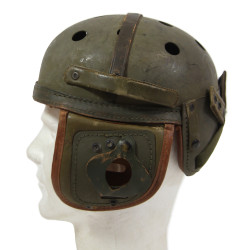 Casque de tankiste US Army, SEARS SADDLERY CO., taille 57