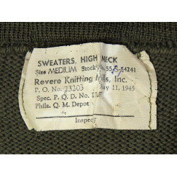 Sweaters, High Neck, Wool, Medium, 1945