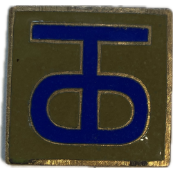 Crest, 90th Infantry Division, à épingle, bleu