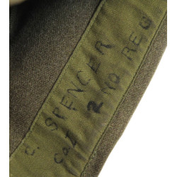 Cap, Garrison, Quartermaster Corps, Named, Co. I, 2nd Inf. Regt., 5th Infantry Division, Size 7 1/8, 1941