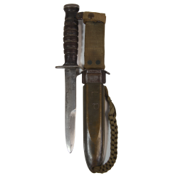 Knife, Trench, USM3, CASE on Blade, with USM8 Scabbard, 1st Type