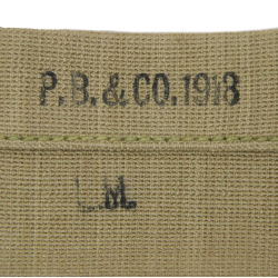 Pouch, First-Aid, M-1910, P.B. & CO. 1918, with First-Aid Packet