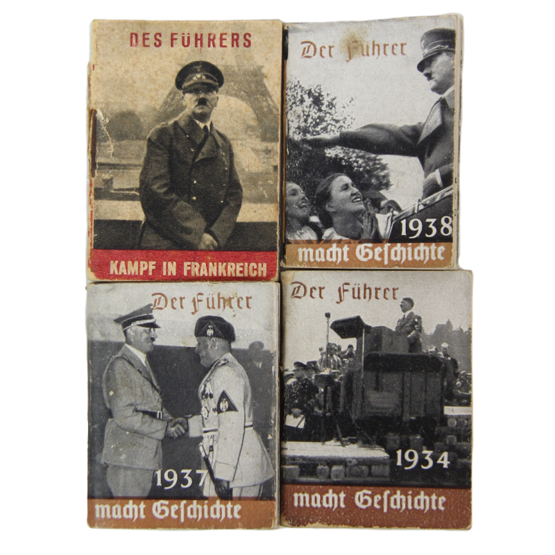 Lot de fascicules miniatures, Der Führer, 1934, 1937, 1938, 1940