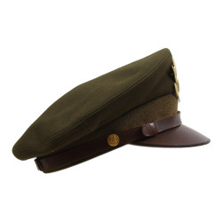 Officer's Visor Cap and Garrison Cap, US Army, Cpt. Robert Currier, Artillery