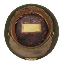 Officer's Visor Cap and Garrison Cap, US Army, Cpt. Robert Currier, Artillery