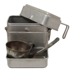 Mess Kit, French, M1935, M.M.T. Tournus, 1942, with Cup and Cutlery