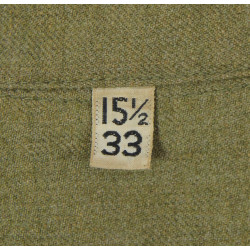 Chemise moutarde, 15 ½ x 33, 1943, 88th Inf. Div., fabrication italienne