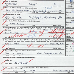 Grouping, S/Sgt. Albert Anderson, Hq., 302nd Inf. Regt., 94th Infantry Division, ETO