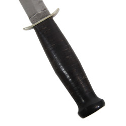 Dagger, Fighting, Stiletto, CASE, with Leather Scabbard