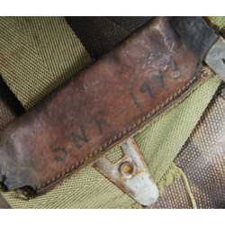 Helmet, M1, Fixed Loops, INLAND Liner, Lt. Cmdr. M. G. Carpenter, US Naval Reserve, Medical Corps, Guadalcanal, 1943