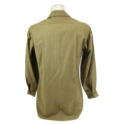 Chemise moutarde, Special, Seventh Army & First Army, 14 ½ x 32