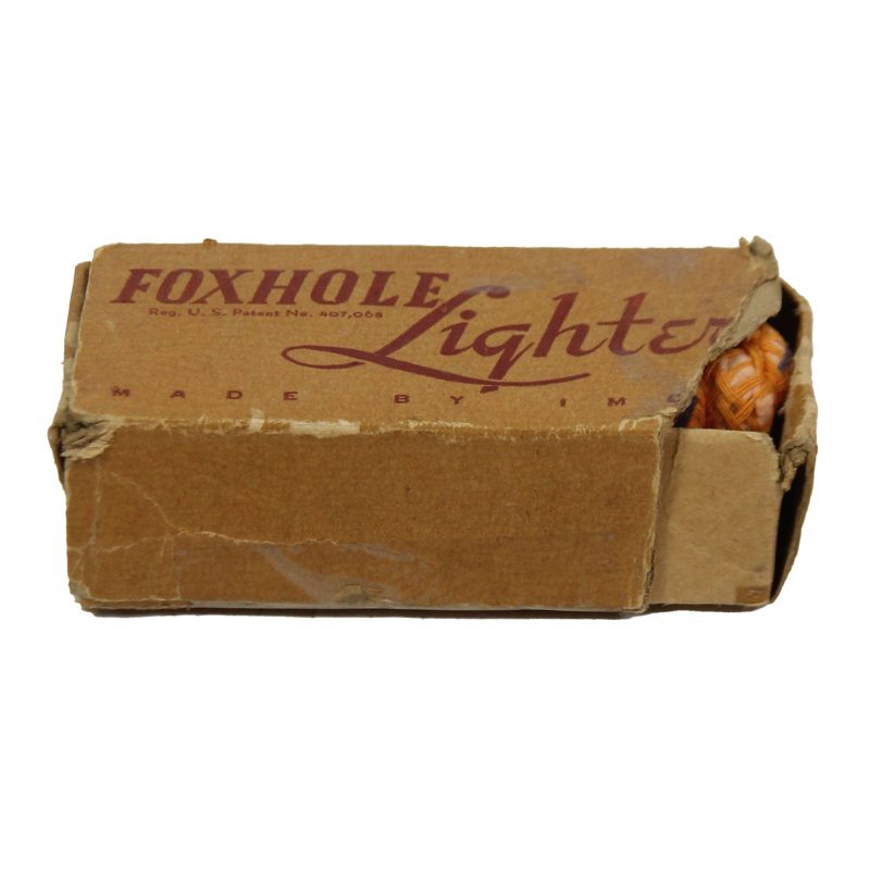 Briquet, Foxhole Lighter, THE IMCO CO., avec mèches