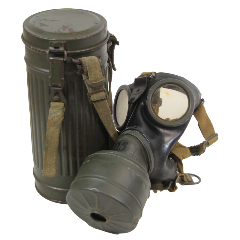 Mask, Gas, M38, German, Complete, 1942-1944