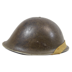 Helmet, Mk III, British, with Canadian Liner, VMC 1942, Size 7 ¼