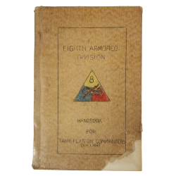 Manuel, Eighth Armored Division Handbook for Tank Platoon Commanders, 1942