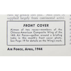 Magazine, AIR FORCE, avril 1944