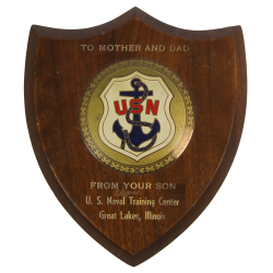 Plate, Wall, US Naval Training Center, Great Lakes, Illinois