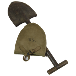 T-Shovel, M-1910, with Cover, KADIN BROS. 1942