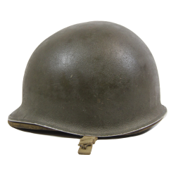 Casque M1, pattes fixes, liner HAWLEY, Sgt. Wilbur Bayones