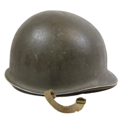 Casque M1, pattes fixes, liner HAWLEY, Sgt. Wilbur Bayones