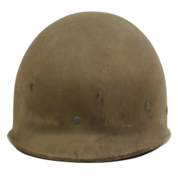 Casque M1, pattes fixes, liner HAWLEY, Sgt. Wilbur Bayones