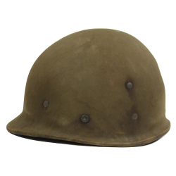 Helmet, M1, Fixed Loops, HAWLEY Liner, Sgt. Wilbur Bayones