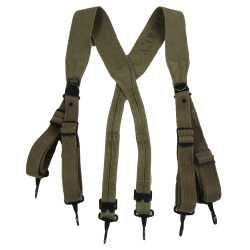 Suspenders, Belt, M-1936, Lt. Ralph Dewey, Signal Corps