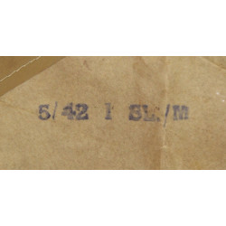 Sleeve, Gas Detector, SL./M, May 1942