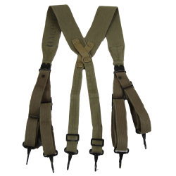 Suspenders, Belt, M-1936, Lt. Ralph Dewey, Signal Corps