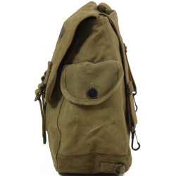 Bag, Field, M-1936, Rubberized, B.B.S. CO. 1943, John A. Dixon, 505th PIR, 82nd Airborne Division