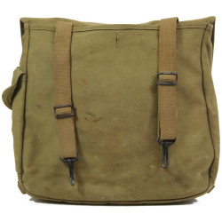 Bag, Field, M-1936, Rubberized, B.B.S. CO. 1943, John A. Dixon, 505th PIR, 82nd Airborne Division