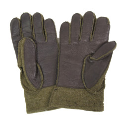 Gloves, Wool, with Leather Palm, US Army, Size 9, ARTCRAFT COMPANY, INC.