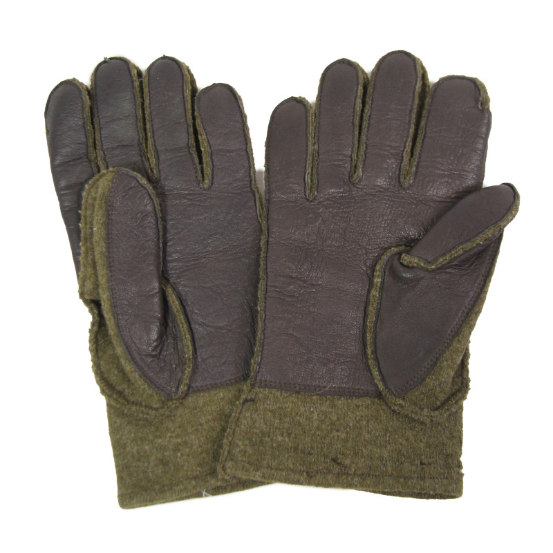 Gants en cuir et laine, US Army, taille 9, ARTCRAFT COMPANY, INC.