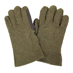 Gloves, Wool, with Leather Palm, US Army, Size 9, ARTCRAFT COMPANY, INC.